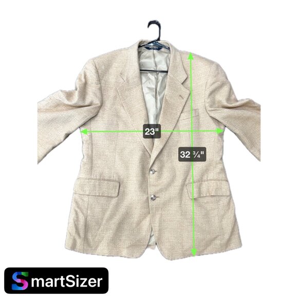 Jos. A. Bank Mens Tan Brown Wool Silk Linen Blazer Size 44R - Picture 8 of 8